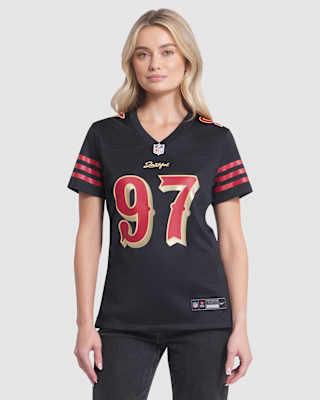 Женские джерси Nick Bosa San Francisco 49ers Rivalries Collection Women’s Nike NFL Game Jersey