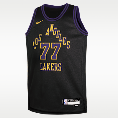 Jersey Nike de la NBA Swingman para niños talla grande Luka Dončić Los Angeles Lakers City Edition
