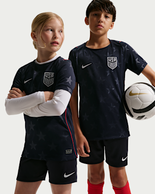 Детские джерси USMNT 2026 Stadium Away Big Kids' Nike Dri-FIT Soccer Replica Jersey