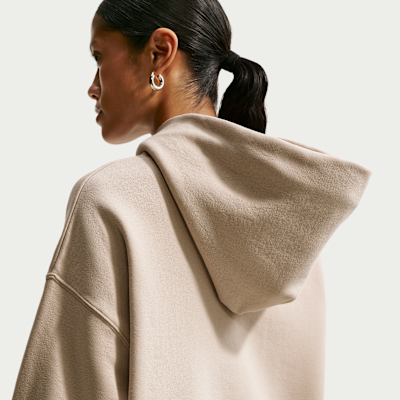 Nike Studio Fleece Orta Kalınlıkta Oversize Kapüşonlu Kadın Sweatshirt'ü görsel 2