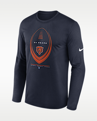 Мужская футболка Chicago Bears Legend Icon Nike Dri-FIT NFL Long-Sleeve