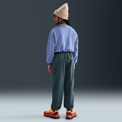 Sweat ample à col ras-du-cou Nike Sportswear Club Fleece pour fille