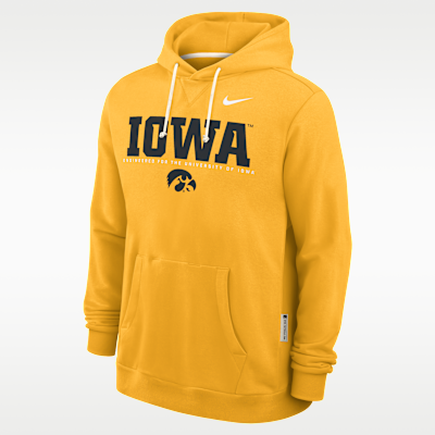 Iowa Sideline Men's Nike Dri-FIT College Pullover Hoodie