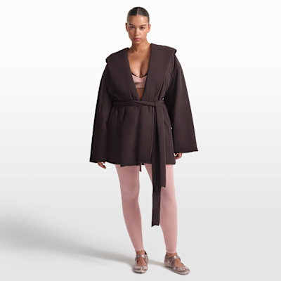 NikeSKIMS Woven Nylon Women's Wrap Coat