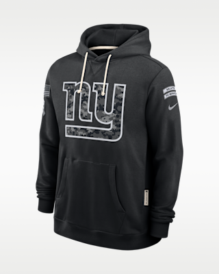 Мужское худи New York Giants Salute to Service Sideline Nike Dri-FIT NFL Pullover Hoodie