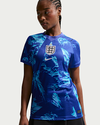 Женские джерси England 2026 Stadium Goalkeeper Nike Dri-FIT Soccer Replica Short-Sleeve Jersey