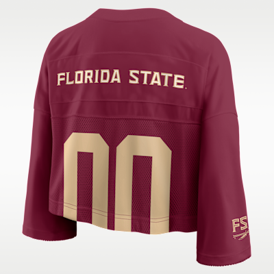 Florida State Jersey Women's Nike Dri-FIT College Cropped Top