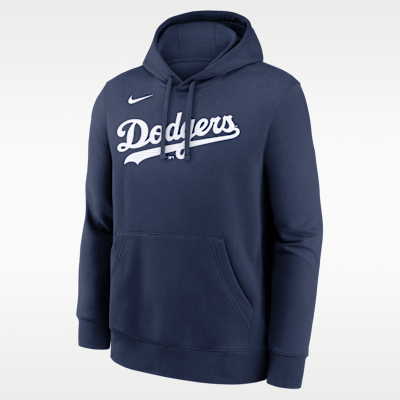 Sudadera con gorro sin cierre Nike de la MLB para hombre Mookie Betts Los Angeles Dodgers Club