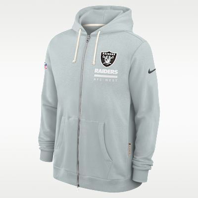 Las Vegas Raiders Utility Player Sideline Men's Nike Dri-FIT NFL Full-Zip Hoodie