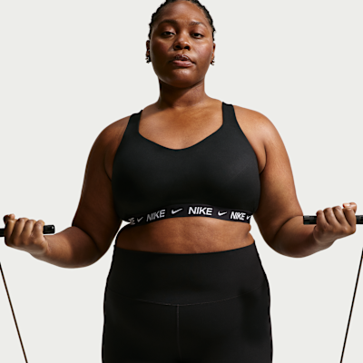 Nike Indy Yüksek Destekli Pedli Ayarlanabilir Kadın Spor Sütyeni (Büyük Beden) görsel 3