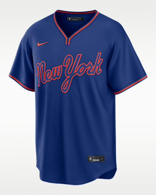 Мужские джерси Francisco Lindor New York Mets Nike MLB Replica Jersey