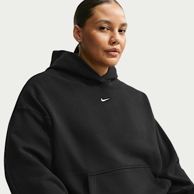 Nike Studio Fleece Orta Kalınlıkta Oversize Kapüşonlu Kadın Sweatshirt'ü