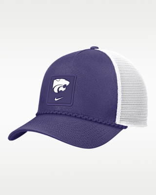 Женские Kansas State Sideline Rope Nike College Trucker Adjustable Hat
