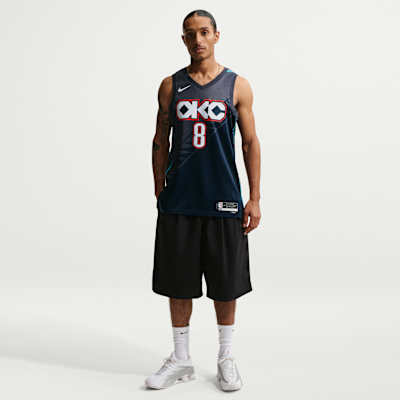 Jalen Williams Oklahoma City Thunder City Edition Men's Nike NBA Swingman Jersey
