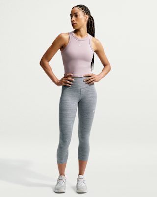 Женские тайтсы Nike One High-Waisted Crop Leggings