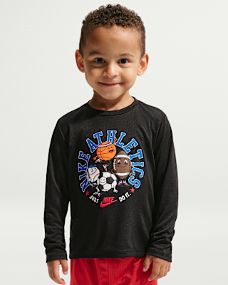 Детская футболка Nike Toddler Dri-FIT Graphic Long-Sleeve
