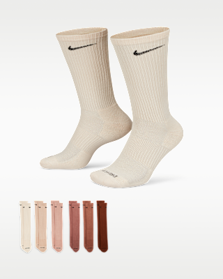 Unisex носки Nike Everyday Plus Cushioned Training Crew Socks (6 Pairs) для тренировок
