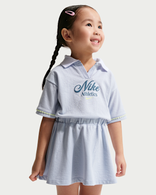 Детские шорты Nike Tennis Lifestyle Toddler Short-Sleeve Dress для тенниса