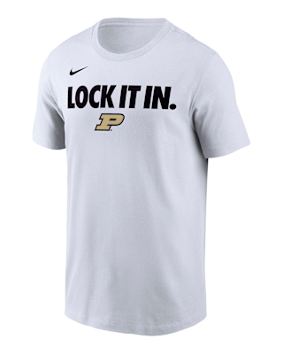 Мужская футболка Purdue 2026 On-Court Bench Nike Dri-FIT College