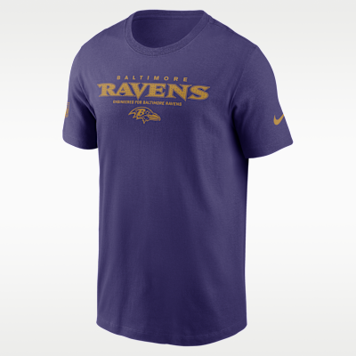 Playera Nike Dri-FIT de la NFL para hombreBaltimore Ravens Sideline Team Issue