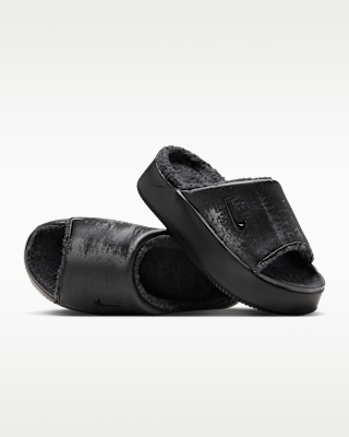 Unisex Nike Calm Elevation SE Faux Fur Slides