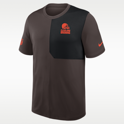 Cleveland Browns Sideline Coach Men's Nike Dri-FIT NFL Top