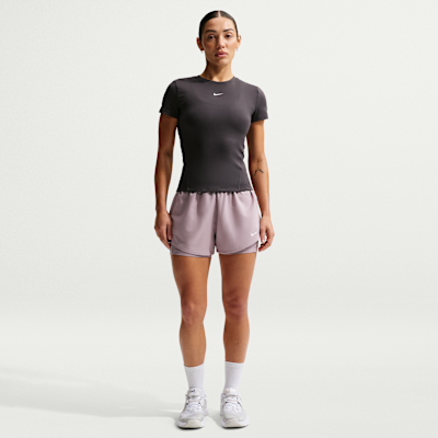Nike One Dri-FIT Yüksek Belli 8 cm 2'si 1 Arada Kadın Şortu