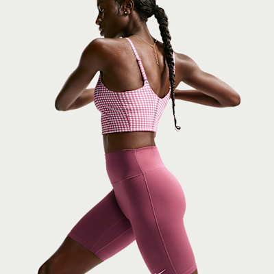 Nike One Yüksek Belli 20 cm Kadın Bisiklet Şortu görsel 2