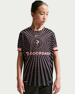 Детские джерси Angel City FC Stadium Edition Big Kids' Nike Dri-FIT Replica Jersey