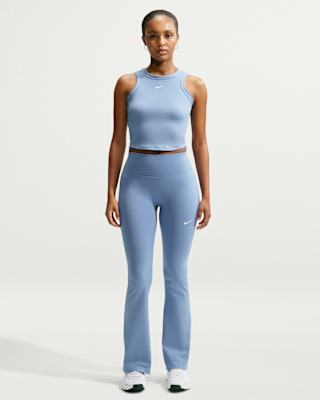 Женские тайтсы Nike One High-Waisted Flared Leggings