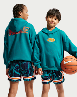 Детское худи Nike Big Kids' Dri-FIT Basketball Hoodie для баскетбола