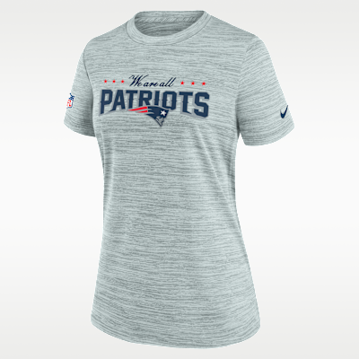 New England Patriots Rivalries Collection Sideline Velocity Women's Nike Dri-FIT NFL T-Shirt