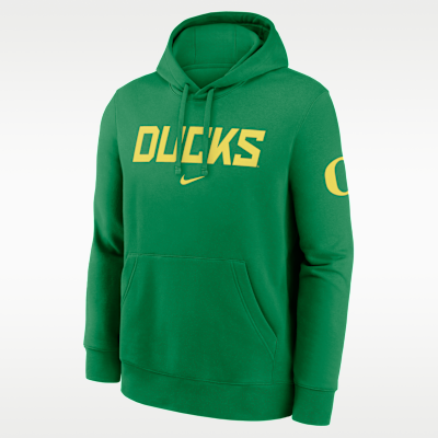 Oregon Club 2-Hit Nickname Men's Nike College Pullover Hoodie