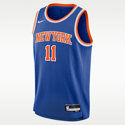 Jersey Nike de la NBA Swingman para niños talla grande Jalen Brunson New York Knicks 2024/25 Icon Edition