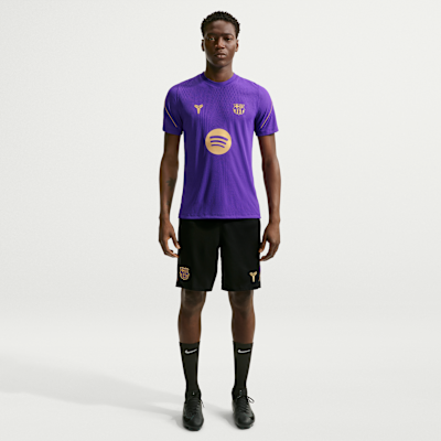 Nike FC Barcelona Strike Deplasman Kobe Dri-FIT Örgü Erkek Futbol Şortu