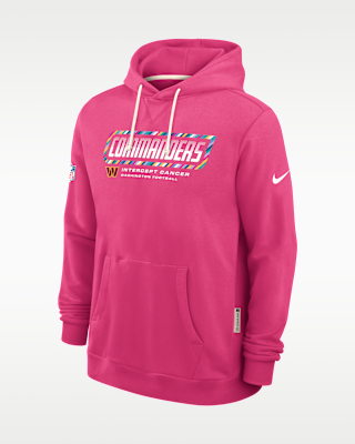 Мужское худи Washington Commanders Crucial Catch Sideline Standard Issue Nike Dri-FIT NFL Pullover Hoodie