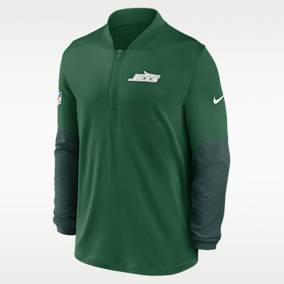New York Jets Feel The Pressure Men's Nike Dri-FIT NFL 1/2-Zip Top