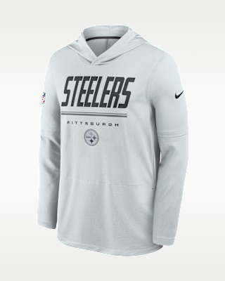 Мужские  Pittsburgh Steelers Sideline Nike Dri-FIT NFL Long-Sleeve Hooded Top