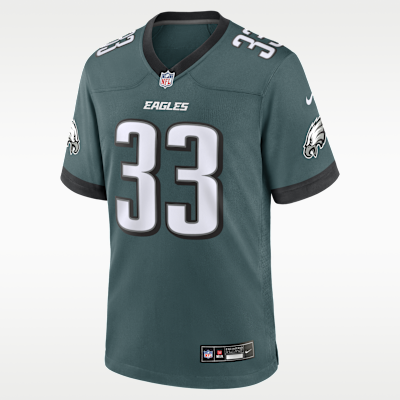 Jersey Nike de la NFL Game para hombre Cooper DeJean Philadelphia Eagles