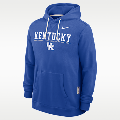 Sudadera con gorro sin cierre universitaria Nike Dri-FIT para hombre Kentucky Sideline