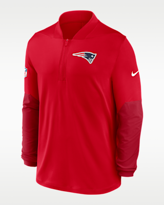 Мужские  New England Patriots Feel The Pressure Nike Dri-FIT NFL 1/2-Zip Top