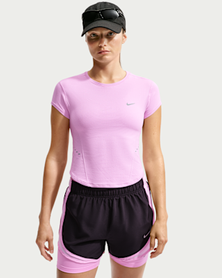 Женские шорты Nike Swift Dri-FIT Seamless Short-Sleeve Top для бега