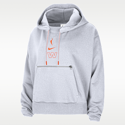 nike essential pullover fleece hoodie in off white