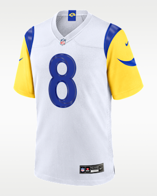 Мужские джерси Jared Verse Los Angeles Rams Nike NFL Game Jersey