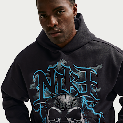 Nike Standard Issue Yumuşak Kapüşonlu Erkek Basketbol Sweatshirt'ü görsel 3