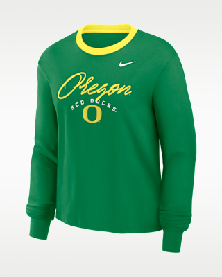 Женская футболка Oregon Legacy Nike College Long-Sleeve