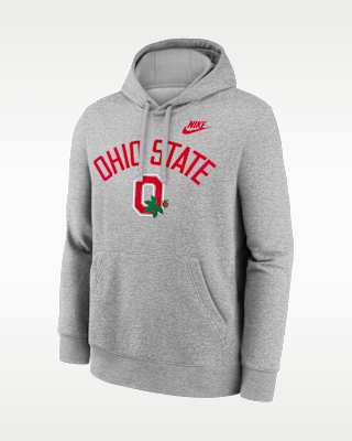 Мужское худи Ohio State Legacy Arch Club Nike College Pullover Hoodie