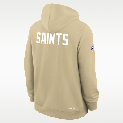 New Orleans Saints Alt Offensive Set Play Sideline Men's Nike Dri-FIT NFL Pullover Hoodie