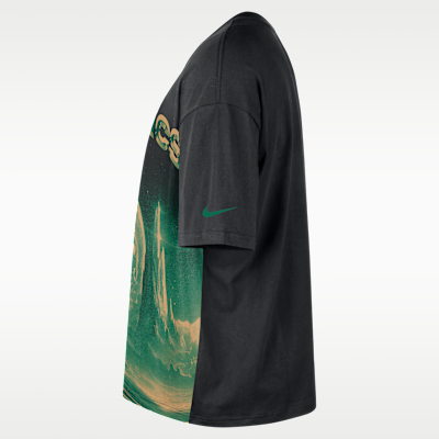 Boston Celtics Courtside Nike NBA T-Shirt mit lockerer Passform (Herren)