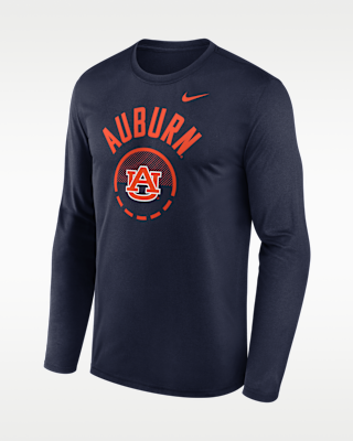Мужская футболка Auburn Courtside Nike Dri-FIT College Long-Sleeve